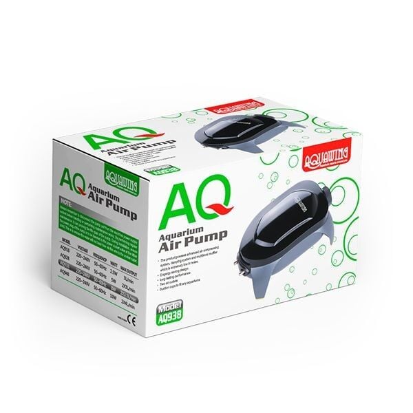 Aquawing AQ938 Çift Çıkışlı Akvaryum Hava Motoru 8W