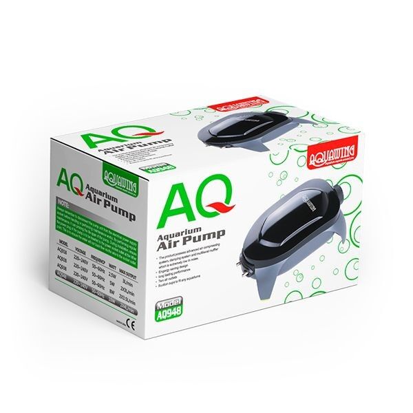 Aquawing AQ948 Çift Çıkışlı Akvaryum Hava Motoru 10W