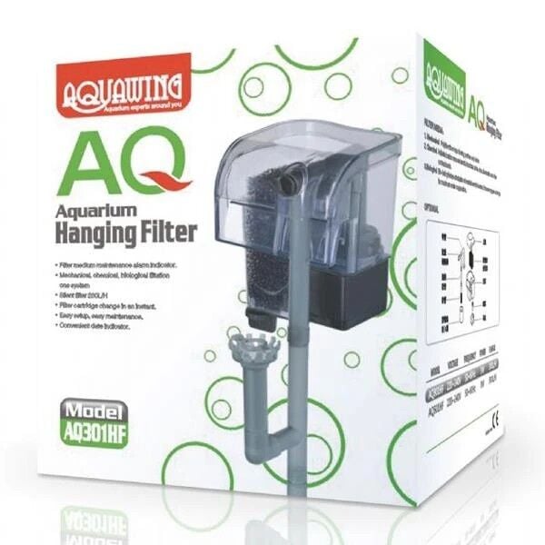 Aquawing AQ301HF Siyah Akvaryum Şelale Filtre 5W 300L/H